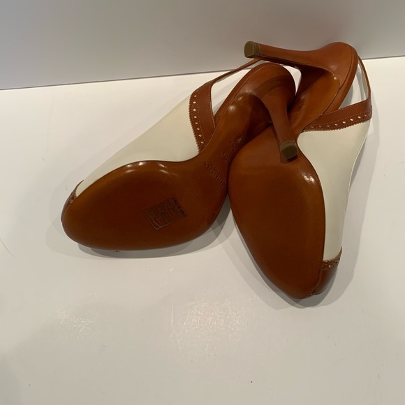 NWOT, Ralph Lauren Collection spectators, peep toe